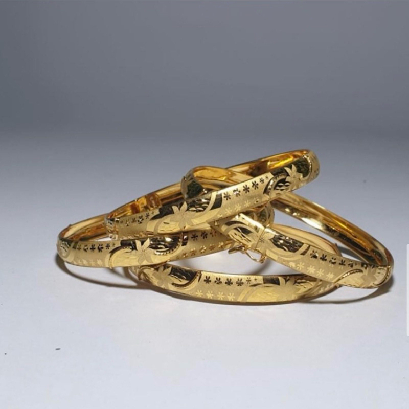 GELANG BANGKOK, EMAS ASLI /1pcs