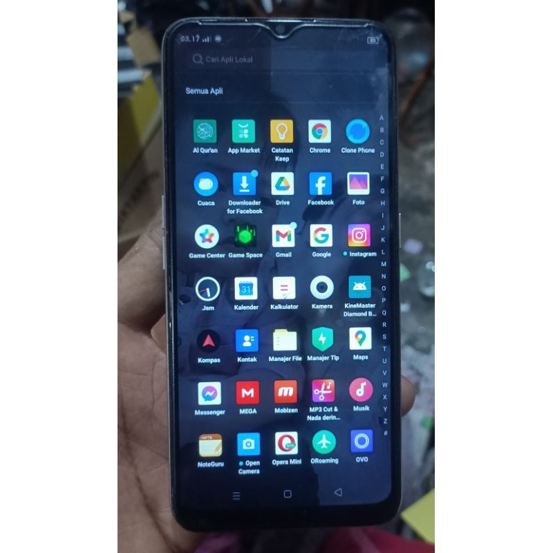 unit hp oppo a5 2020 ram 3/64 siap pakai