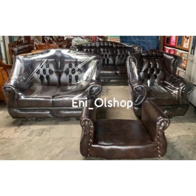 1 SET SOFA 3 2 1 + MEJA KACA, KURSI SOFA 321, 3,2,1, 3.2.1 JUMBO PALEMBANG