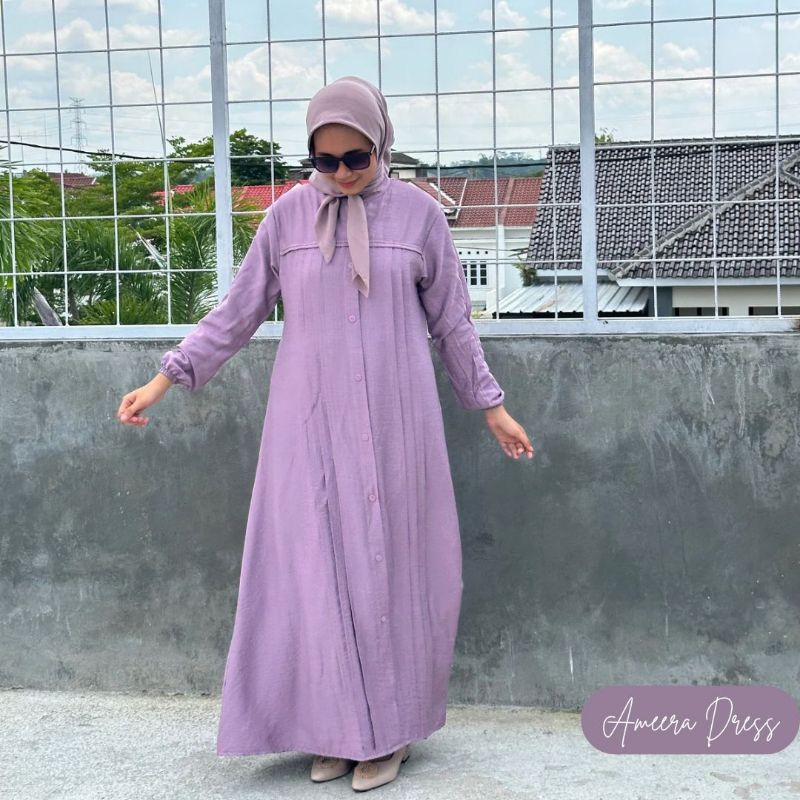 gamis polos simple terbaru/Ameera dress