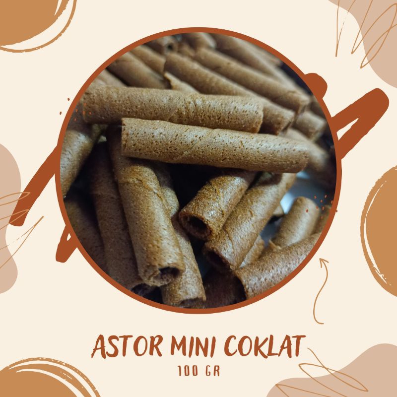 

Astor Mini Coklat manis 100gr snack kue kering