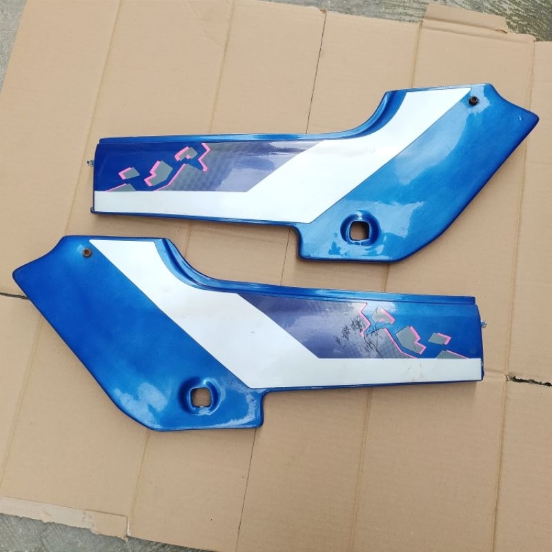Cover Body Samping Tengah Bodi Kotak Kawasaki Ninja 150 SSR KRR Asli Biru Original Thailand TERMURAH