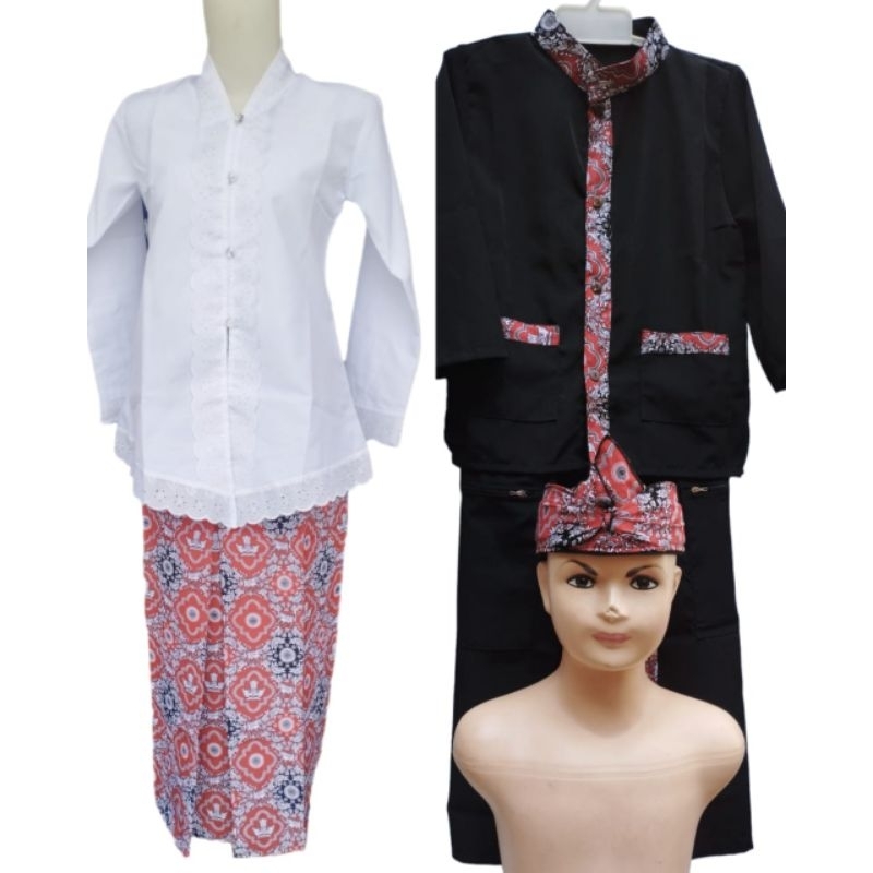 no 4-18 Stelan baju kebaya anak perempuan/baju adat daerah murid sekolah paud, TK, SD, SMP