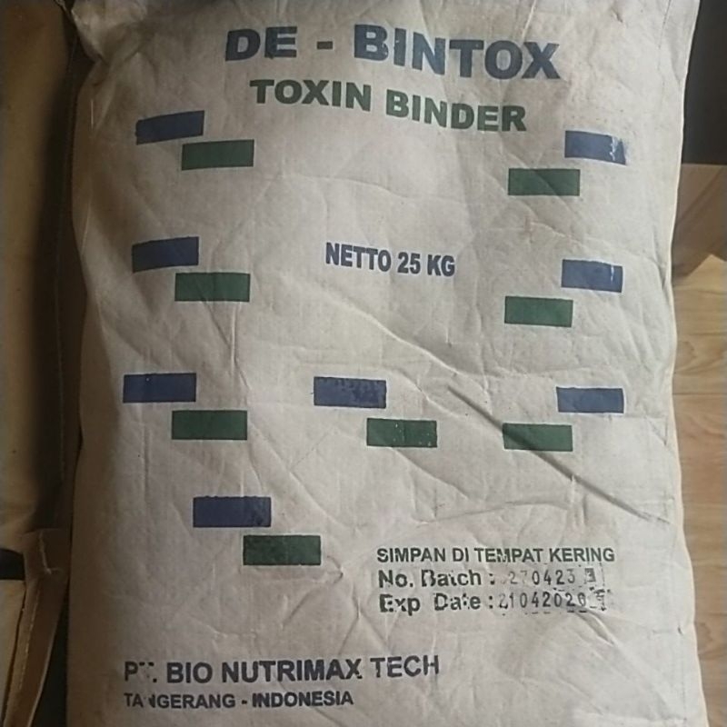 TOXIN BINDER DE-BINTOX 25 KG TERNAK