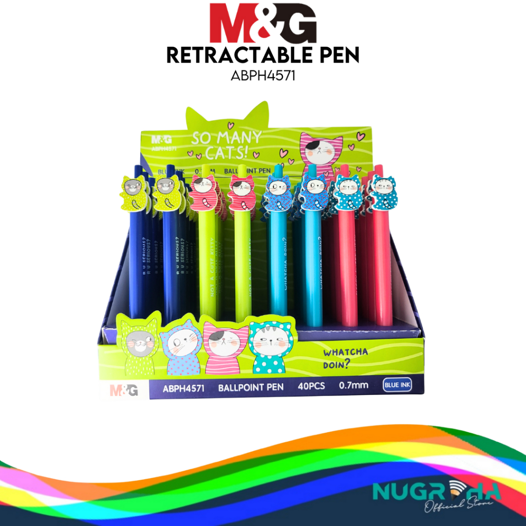 

M&G ABPH4571 Ballpoint Pena Pen Pulpen Retractable Klik