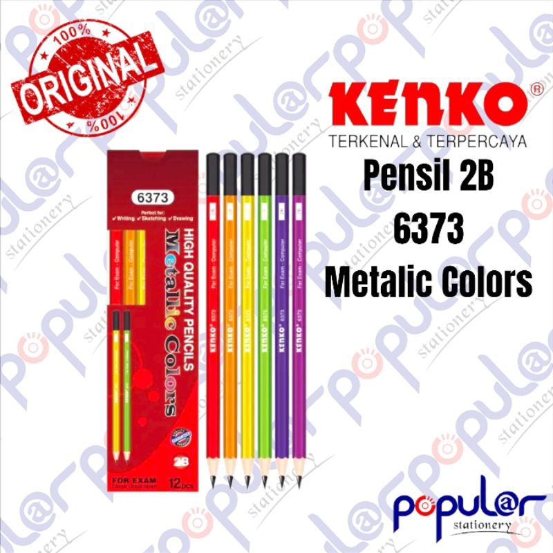 

Pensil 2B Kenko 6373 Metalic