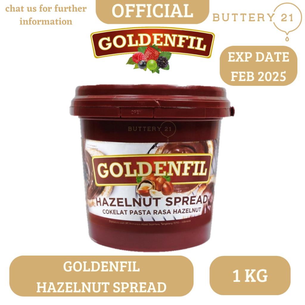 

GOLDENFIL HAZELNUT SPREAD 1 KG/ SELAI HAZELNUT 1 KG