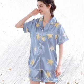 { MyReseller } Set Baju Tidur Import Wanita Dewasa Looks Kekinian Musim Panas All Varian Motif Terba
