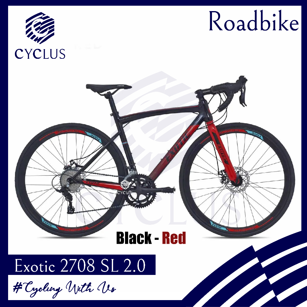 Sepeda Balap Roadbike Exotic 2708 SL 2.0 Alloy