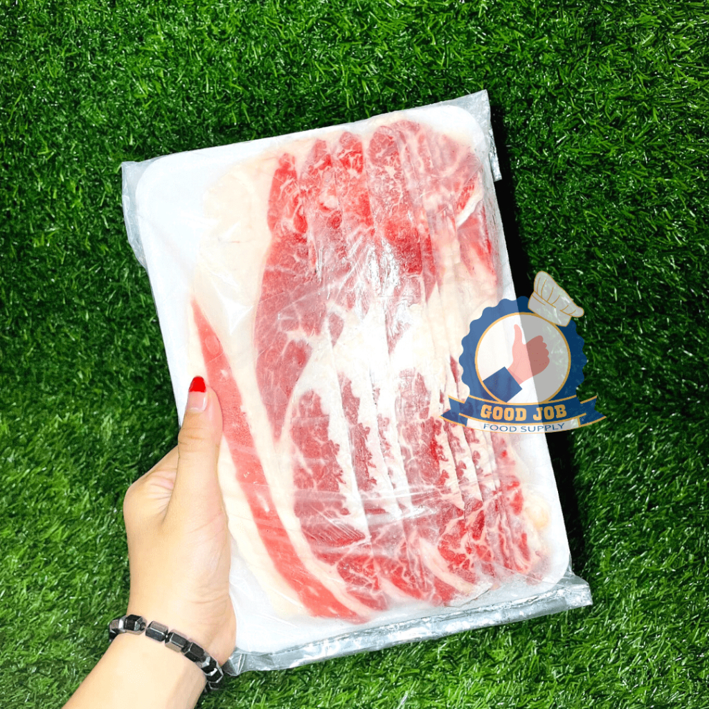 

BEEF SLICE Shortplate 500 g Halal - Sliced - shabu shabu