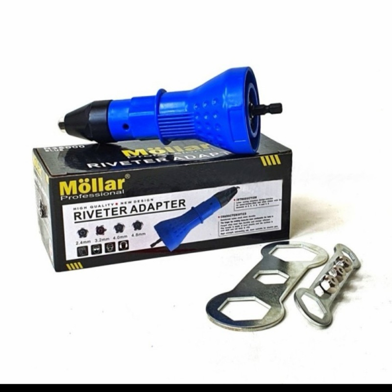 Mollar Adaptor Tang Rivet Mesin Bor - Rivet Gun Elektrik Adaptor