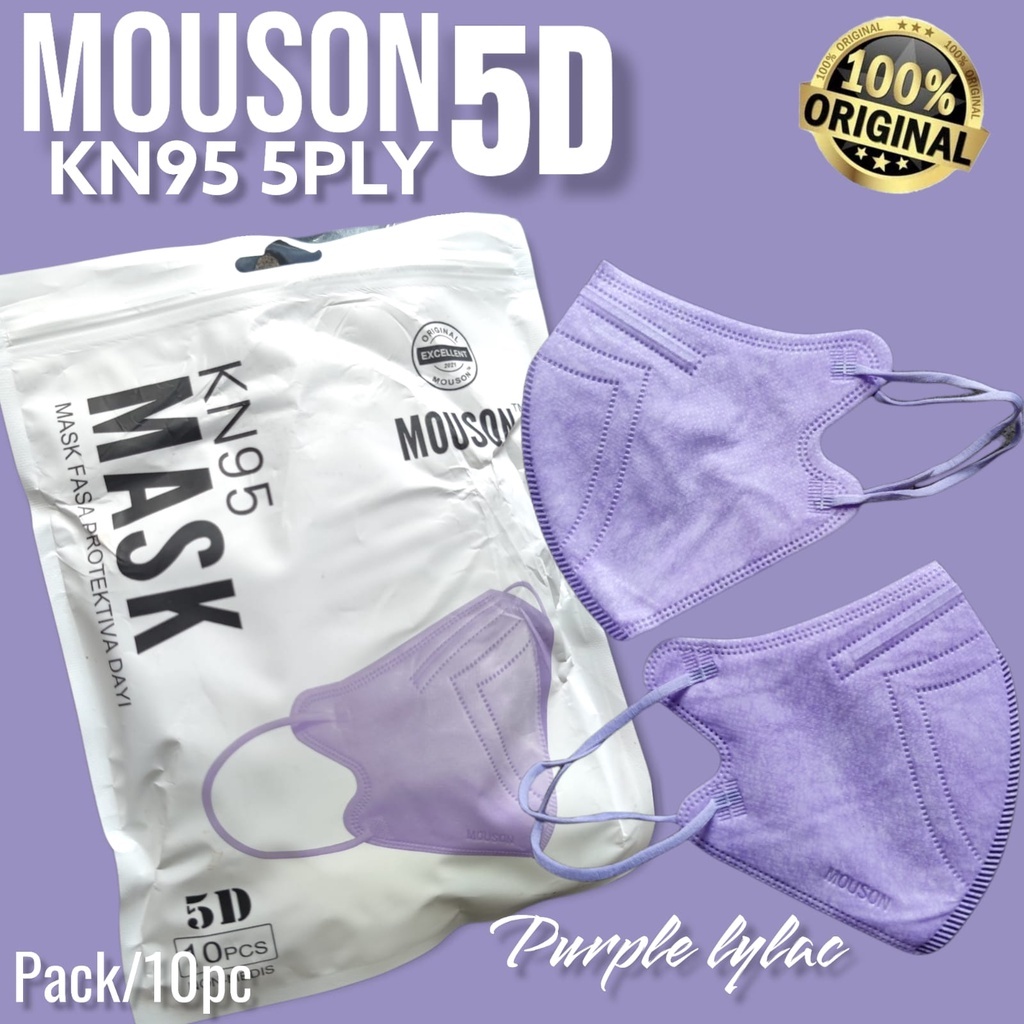 NEW 5D KN95 MOUSON - MASKER MOUSON KN95 5D 5PLY EMBOS - ORIGINAL BRANDS