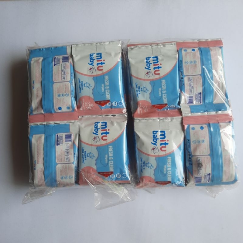 TISU RENTENG KECIL TISU BASAH MITU 1 PACK ISI 24PCS MURAH
