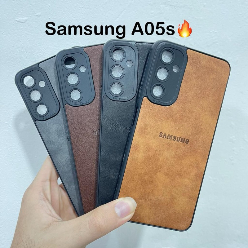 LEATHER CASE / KULIT LOGO SAMSUNG AO5s / A05s