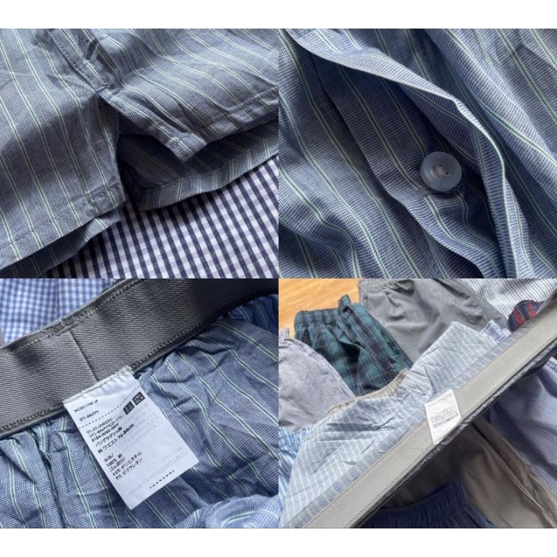 (HARGA 3PCS) UNIQLO ORIGINAL celana dalam boxer cotton woven