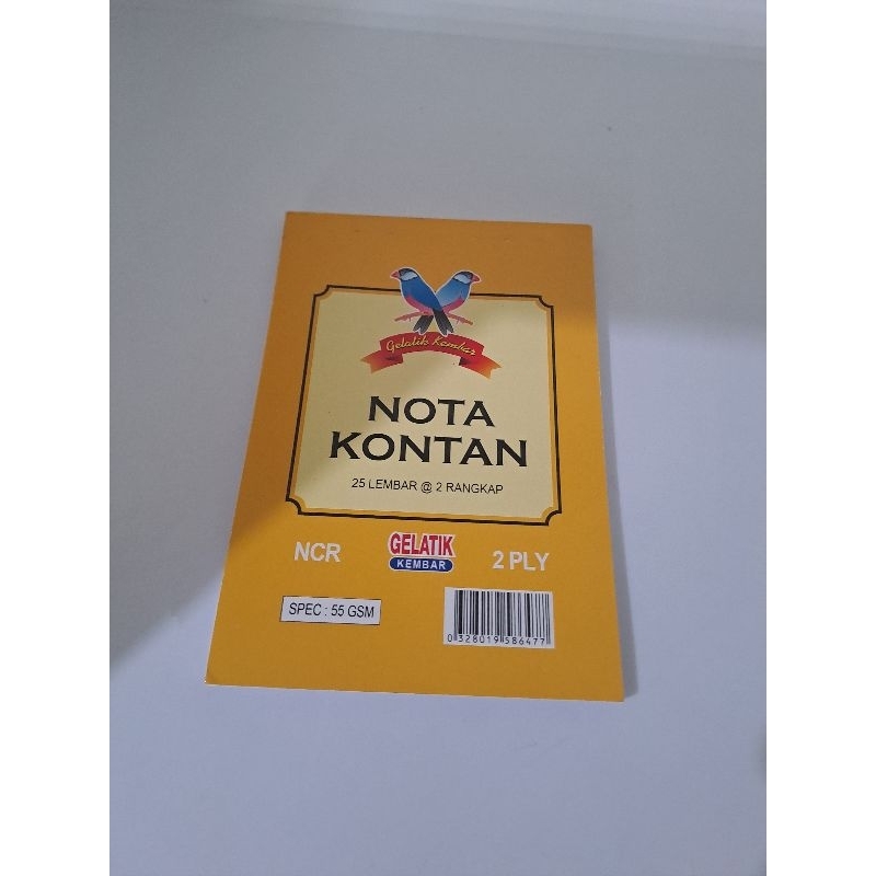 

NOTA GELATIK KECIL 2 PLY (1PCS)