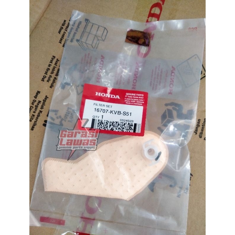 16707-KVB-S51 Filter set original AHM Honda beat fi busa saringan bensin asli scoopy injeksi pampers