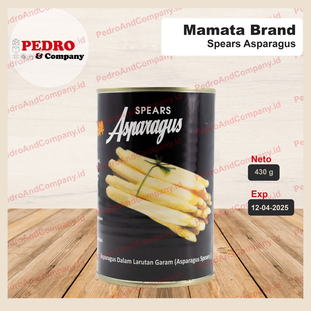 

Mamata spears asparagus 430 gram - asparagus dalam kaleng