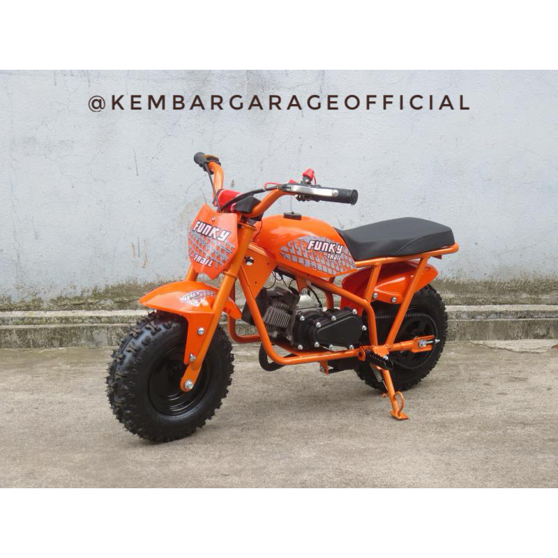 Fungky Trail Cross 50cc 2T Matic  Mini Motor Terbaru Classic