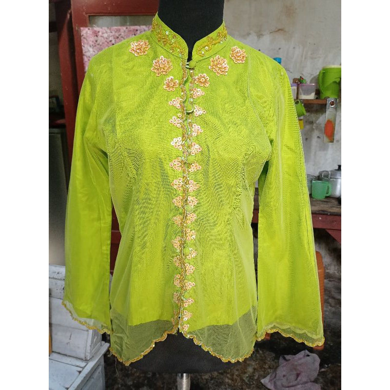 kebaya berpayet warna hijau kebaya wisuda pl kebaya wanita