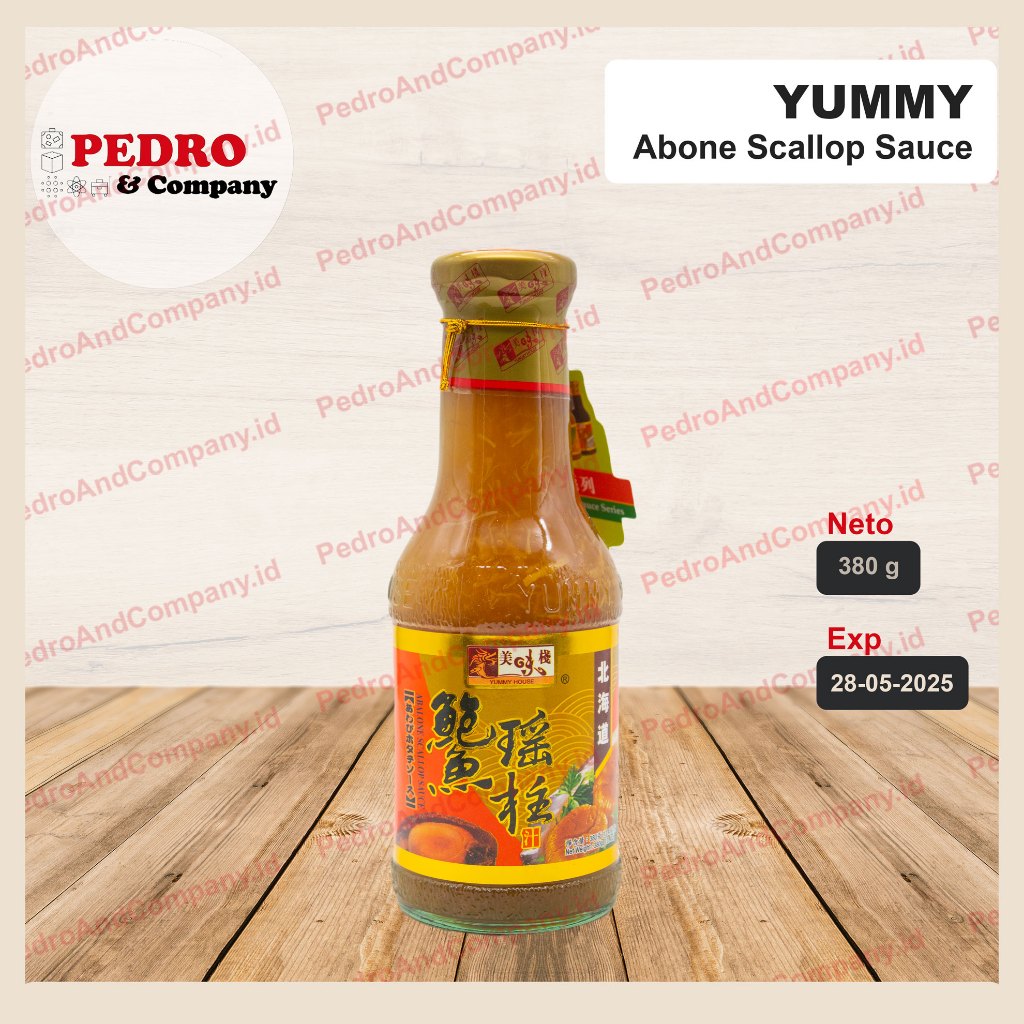 

Yummy House scallop abalone 380 gram - saus masak kerang abalon