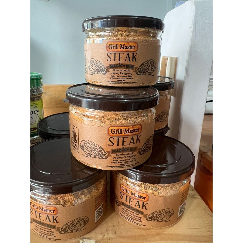 

JAY'S Grill Master Steak Magic Rub Bumbu Masak Instan [70 g]