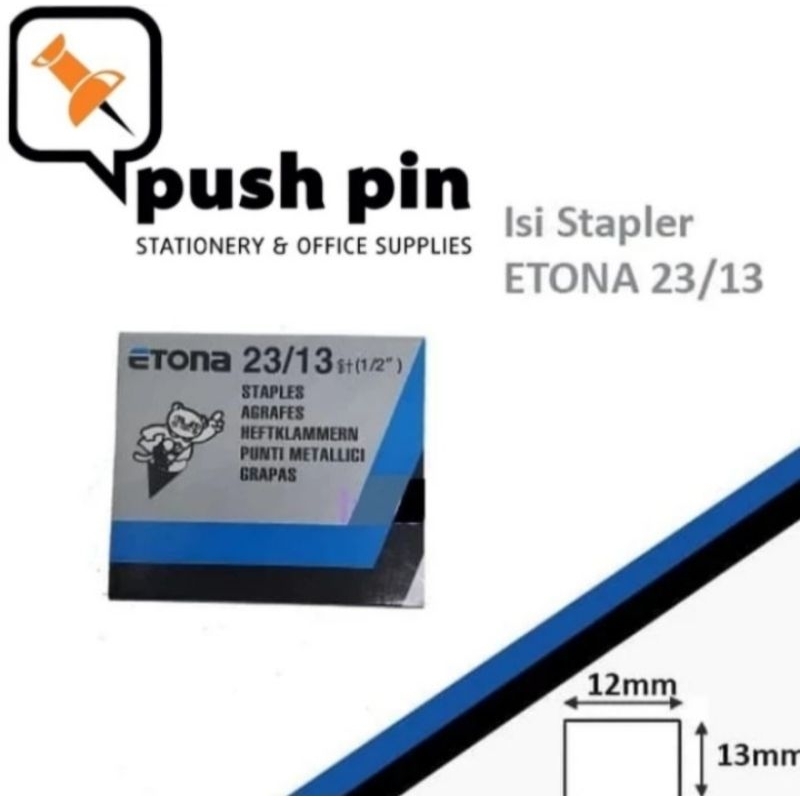 

Etona Staples / Isi Stapler 23/13