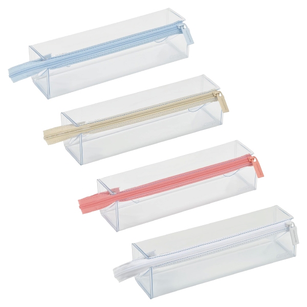 

Kokuyo C2 Clear Type Pencil Case Pen Tray Transparent Storage Pouch Kotak Pensil Transparan untuk Ujian