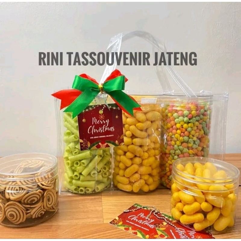 Tas Mika Transparan Hampers Lebaran Souvenir Ulang Tahun Tas Mika Polos Tas PVC Polos Goodie Bag Ham