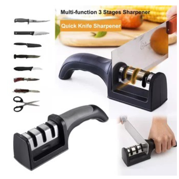 ALAT PENGASAH PISAU DAN GUNTING 3 STEP / ASAHAN PISAU / PENGASAH PISAU / ASAHAN GUNTING