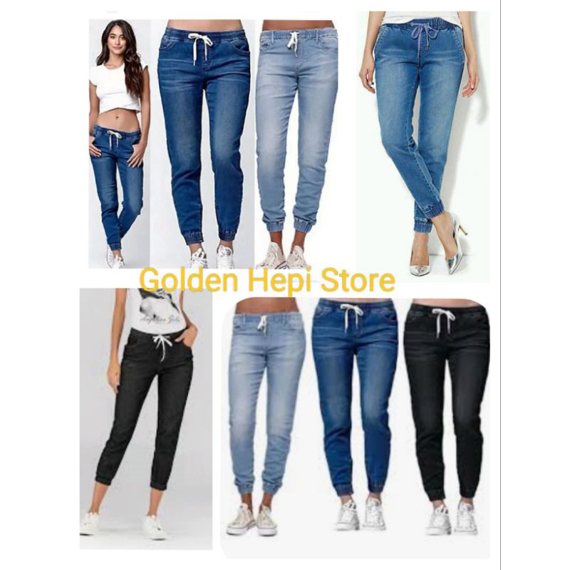 Jogger Anko  Strech Melar Denim Wanita