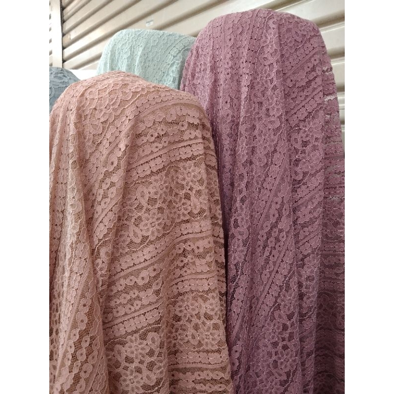 bahan/kain brukat katun garment premium lembut halus