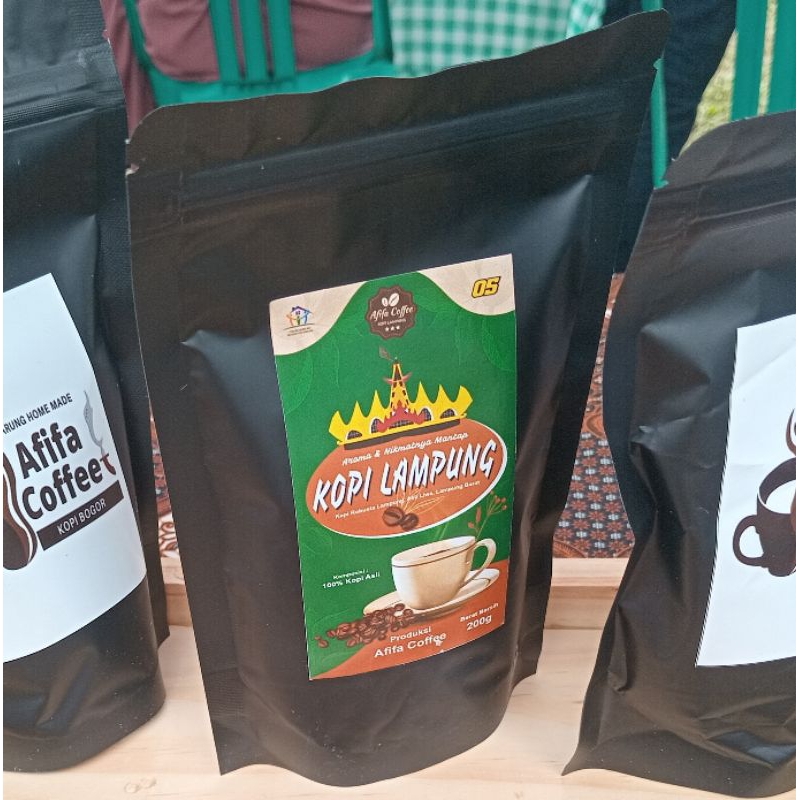 

KOPI LAMPUNG AFIFA COFFEE BUBUK HITAM MURNI TANPA CAMPURAN