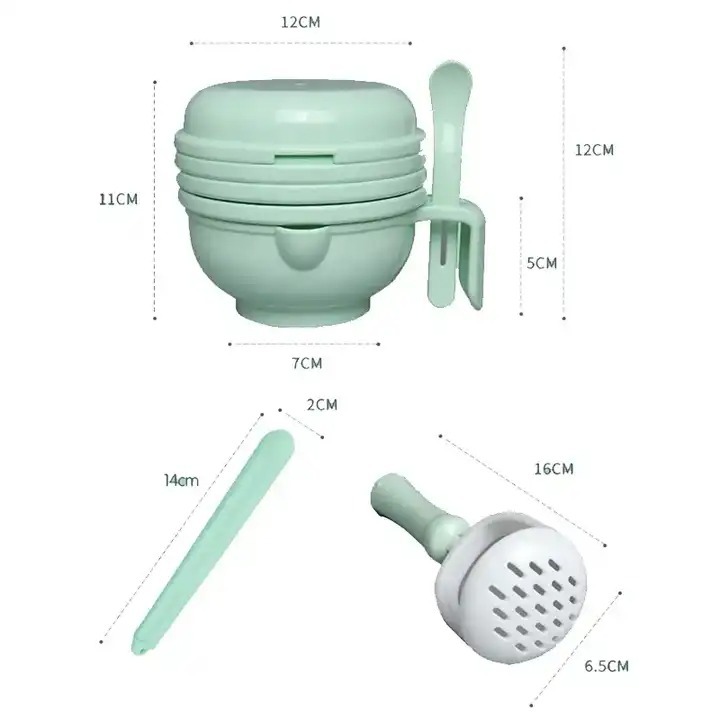RB Baby Food Maker Grinding Bowl set alat makan bayi mangkok mpasi grinding bowl Baby food maker