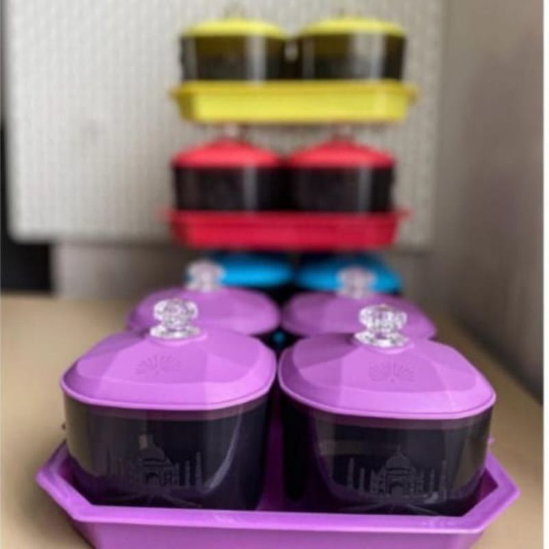 Toples nampan 4in1 tutup diamond /toples lebaran /toples kuker/ toples tonam