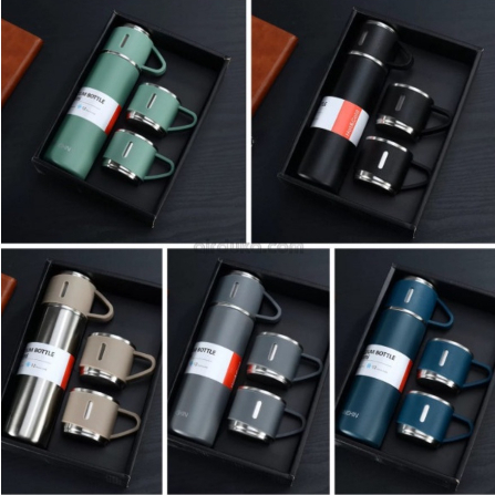 Thermos SULTAN SET BOTOL VACUUM FLASK Travel Vacuum Set Box Free Paper Bag