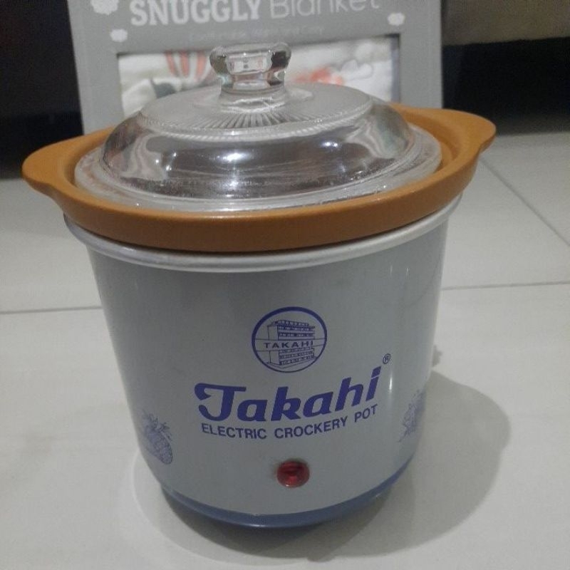 PRELOVED SLOW COOKER TAKAHI BIRU 0,7 LITER