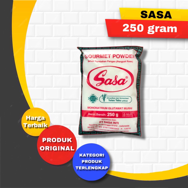 

Sasa 250 gram Penyedap Rasa Msg