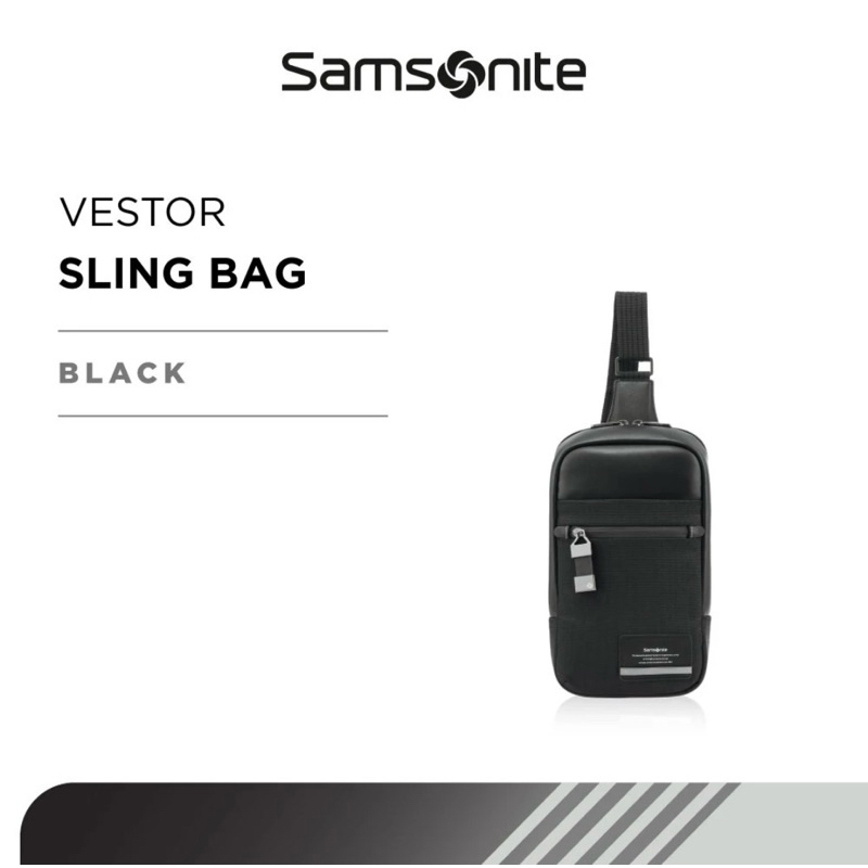 Samsonite Vestor Sling Bag - Black