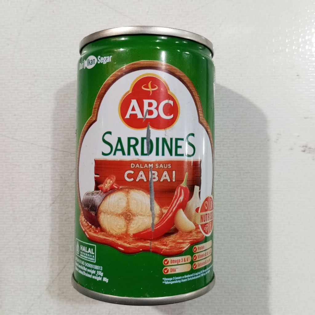 

ABC Sardines Saus Cabai 155 gram