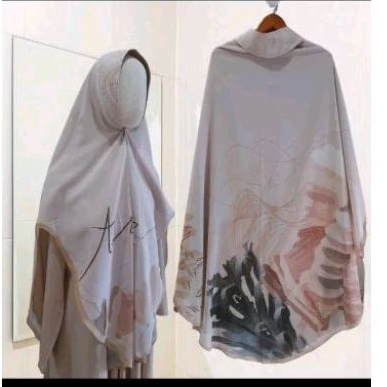 Khimar printing TRZ  No COD  free tasTRZ nya aku kasi