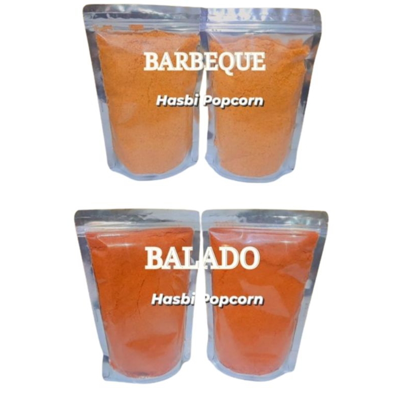 

(500gram)bubuk balado&barbeque premium kiloan termurah / bumbu tabur untuk aneka Snack cemilan rasa balado&barbeque