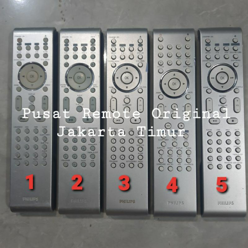 REMOTE REMOT DVD HOME THEATER PHILIPS ORIGINAL ASLI PANJANG