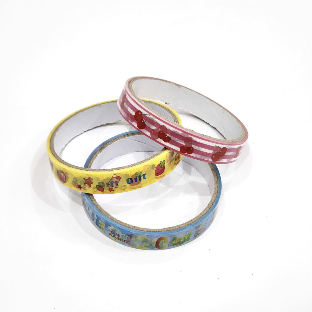 

Isolasi / Selotip Motif Fancy Kado 15mm x 15Y