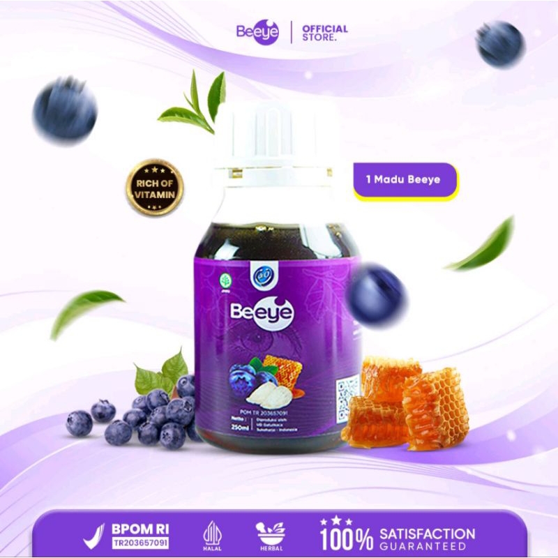 obat mata madu beeye mata minus plus silinder dan rabun original beeye 250ml