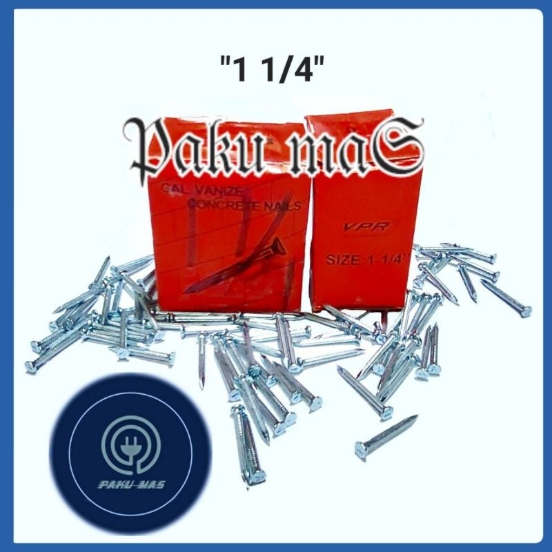 Paku beton paku tembok ukuran 1 1/4 inch paku tembok ukuran 3 cm