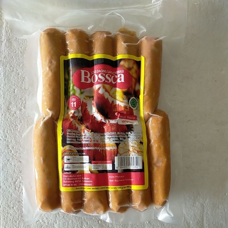 

Bossca Sosis Bakar Isi 12 500gr / Sosis Bakar Sapi 500gr