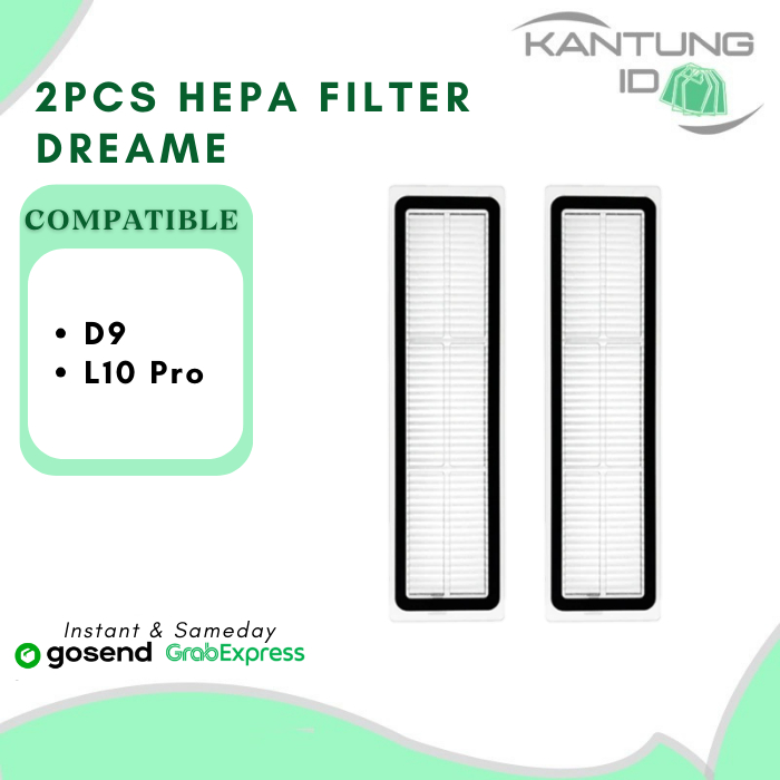 Hepa Filter Robot Vacuum untuk Dreame D9 & L10 Pro