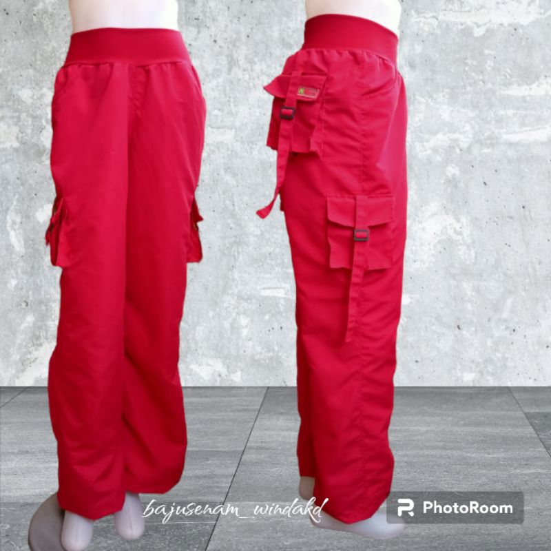 Celana Senam Cargo POLOS/Celana Senam Cargo POLOS Gesper