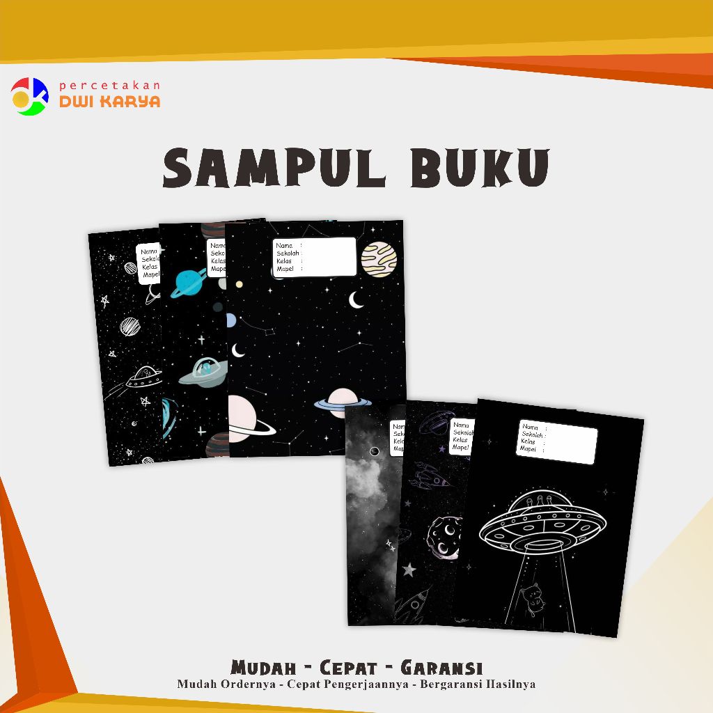 

[PAKET] SAMPUL BUKU OUTER SPACE 6 LEMBAR SAMPUL BUKU AESTHETIC